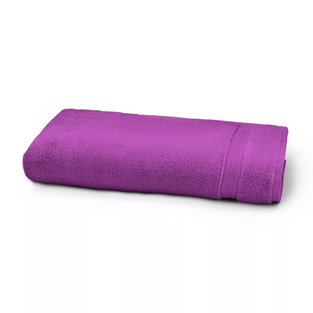 garnier thiebaut Drap de douche pur coton 550 g/m² coloris violet raisin Elea raisin