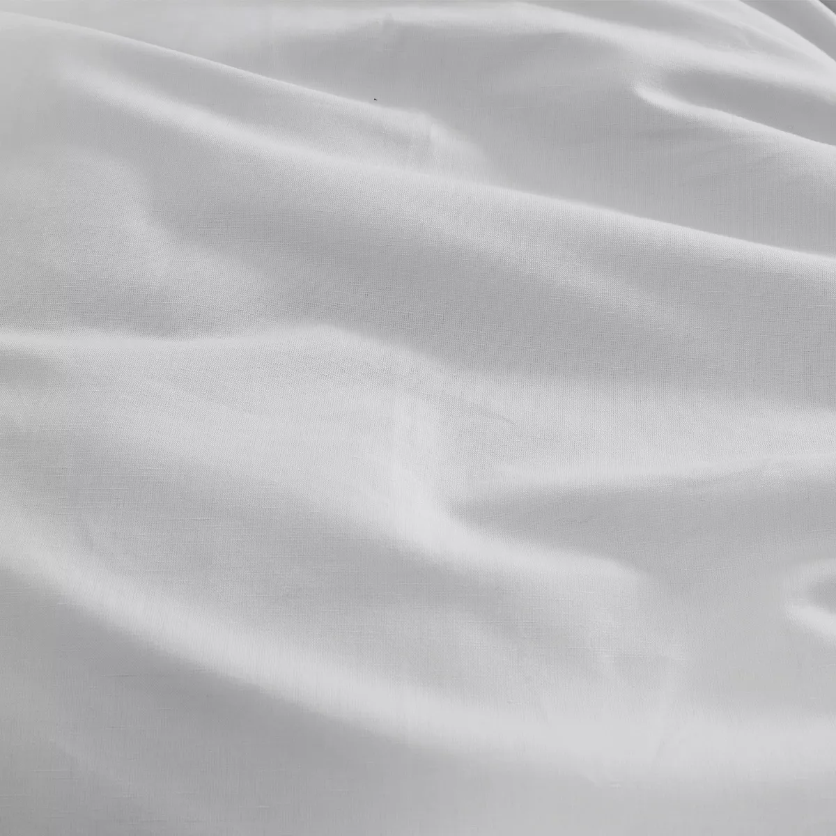 Garnier Thiebaut Drap Housse B35 Métis Lin & Coton Coloris Gris Glacier Le Metis Francais Glacier