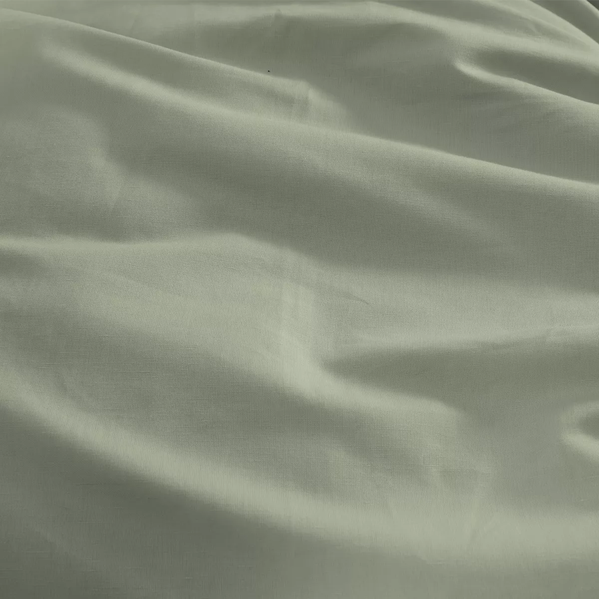 Garnier Thiebaut Drap Housse B35 Métis Lin & Coton Coloris Vert Verde Le Metis Francais Verde