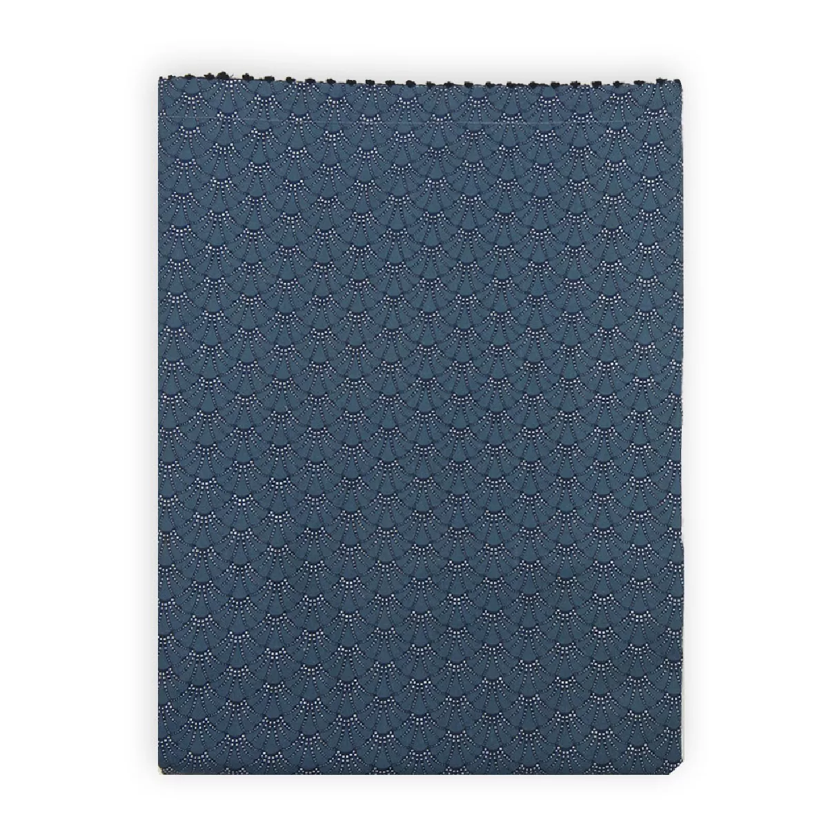 garnier thiebaut Drap plat percale de coton 80 fils/cm² coloris bleu givre Osaka givre