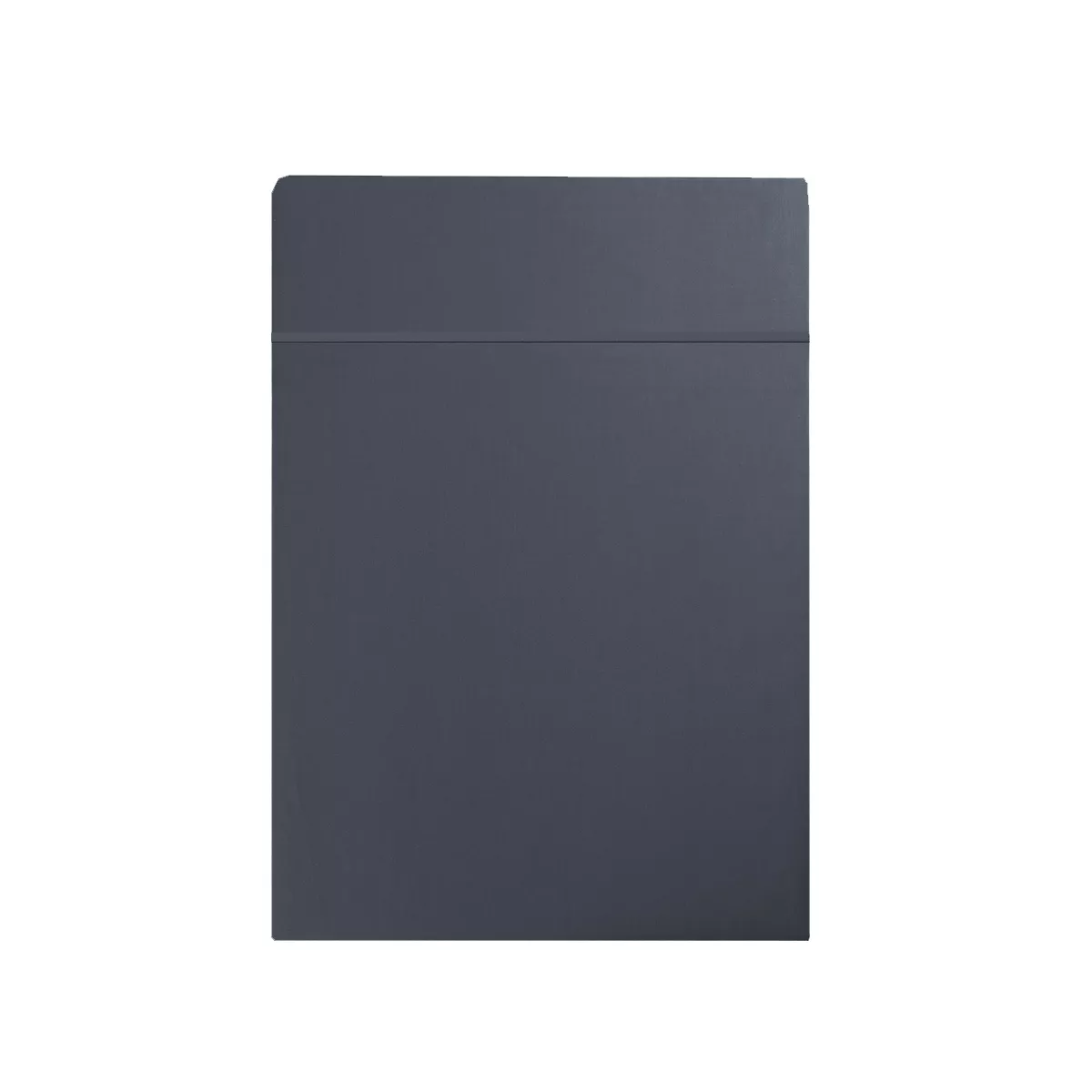 garnier thiebaut Drap plat satin de coton 120 fils/cm² coloris anthracite titane Ava uni titane