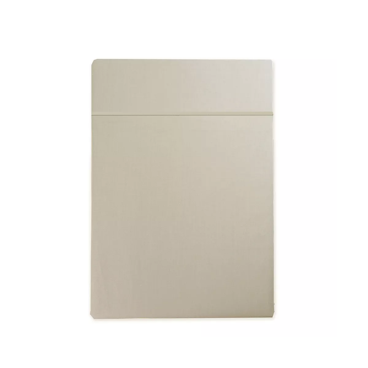 garnier thiebaut Drap plat satin de coton 120 fils/cm² coloris beige lin Ava uni lin