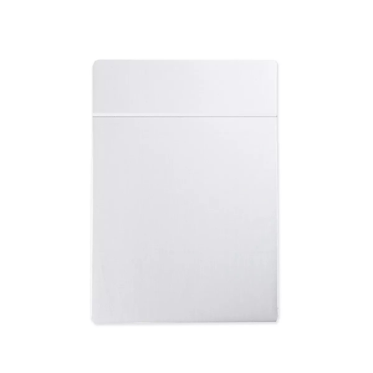 garnier thiebaut Drap plat satin de coton 120 fils/cm² coloris blanc blanc Ava uni blanc