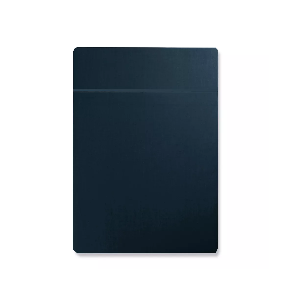 garnier thiebaut Drap plat satin de coton 120 fils/cm² coloris bleu bleu nuit Ava uni bleu nuit