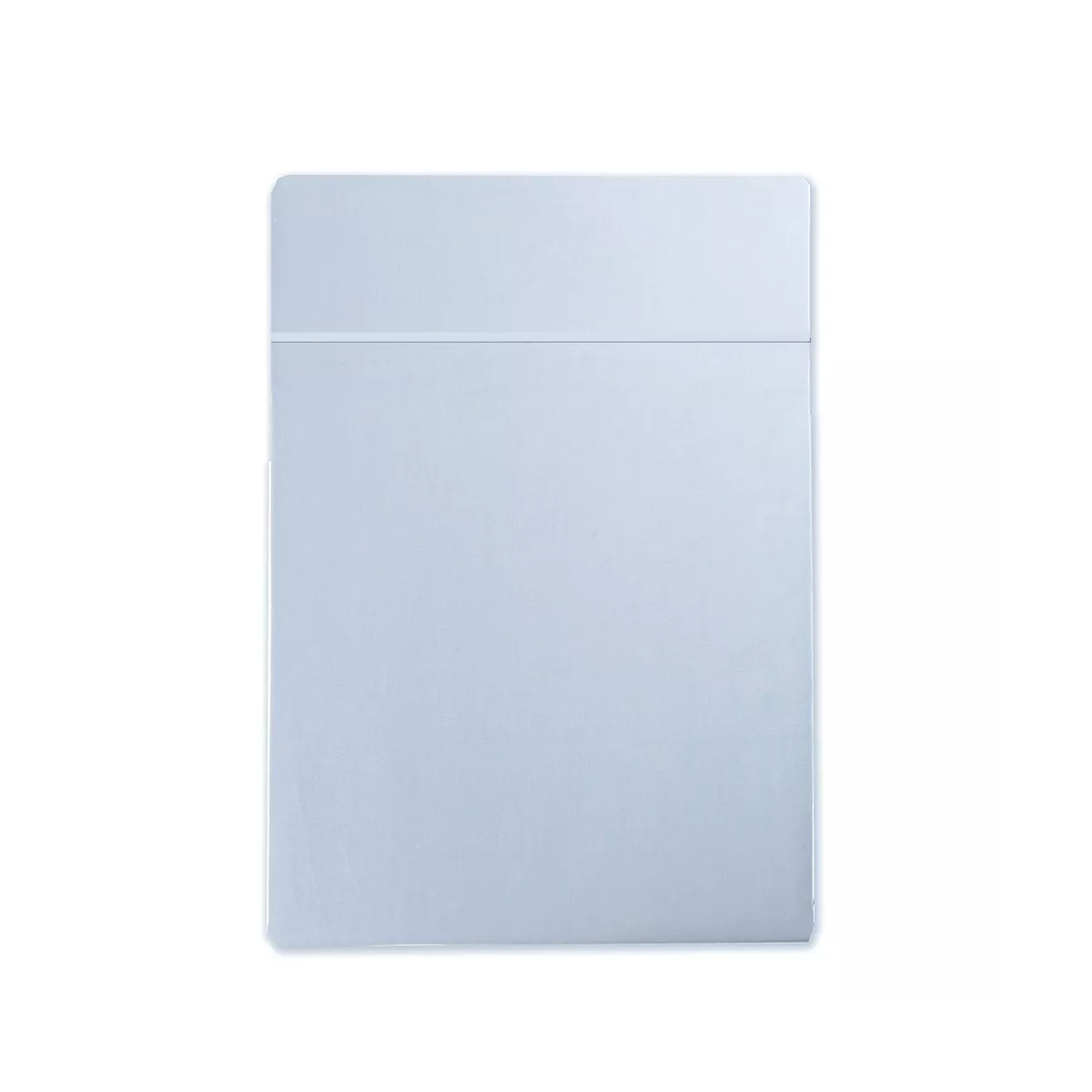 garnier thiebaut Drap plat satin de coton 120 fils/cm² coloris gris glacier Ava uni glacier