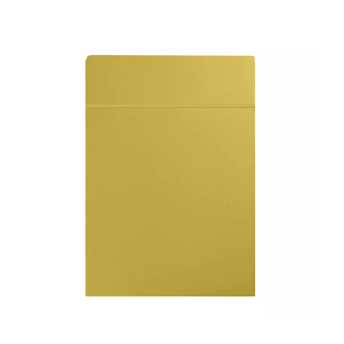 garnier thiebaut Drap plat satin de coton 120 fils/cm² coloris or curry Ava uni curry