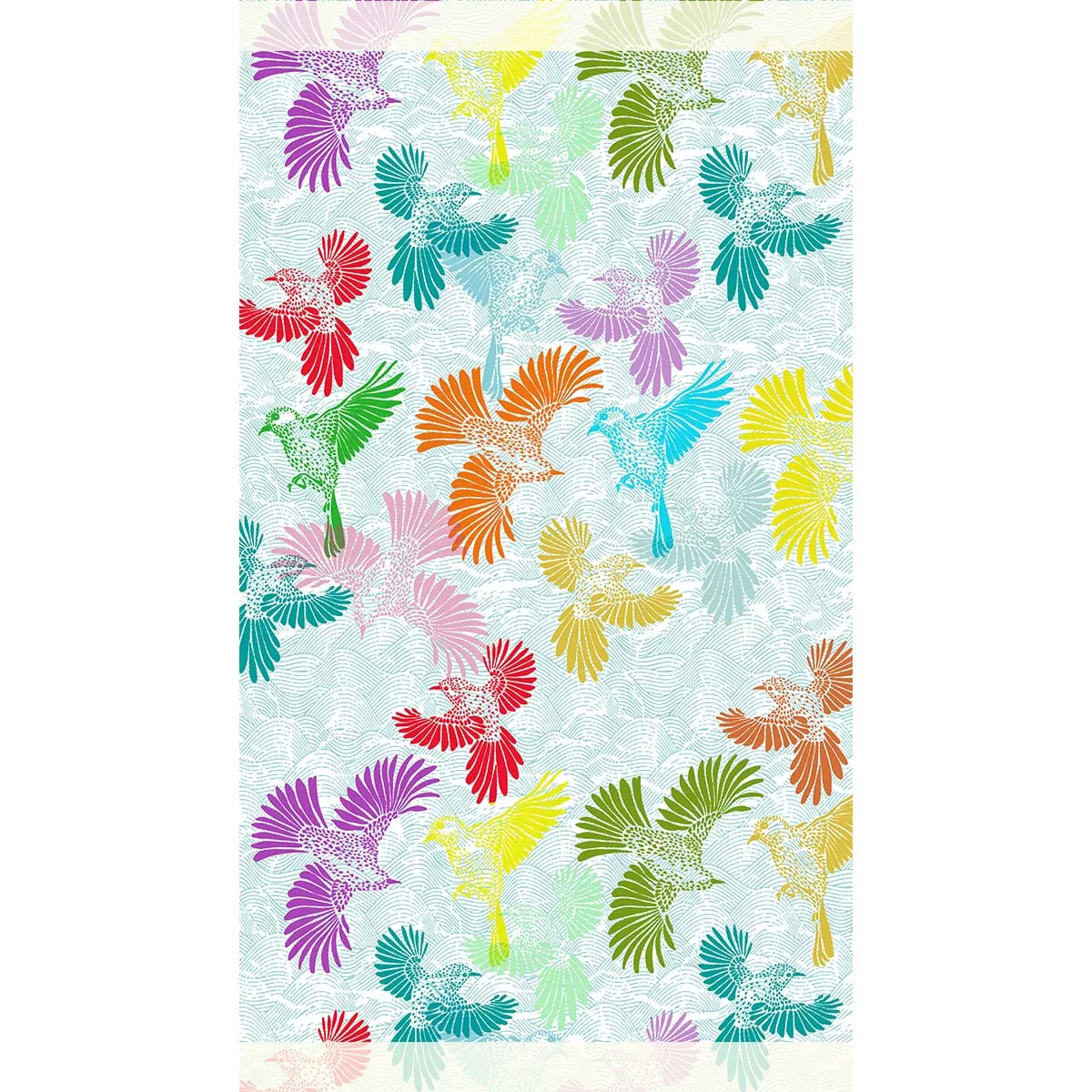 garnier thiebaut Fouta pur coton 350 g/m² coloris multicolore arc en ciel Envol arc en ciel