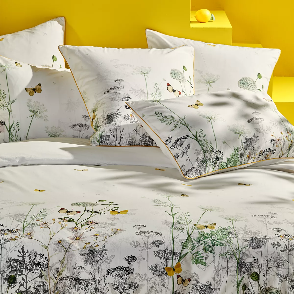 Garnier Thiebaut Housse De Couette Percale De Coton 80 Fils/cm² Coloris Ecru Naturel Escapades Magiques Naturel