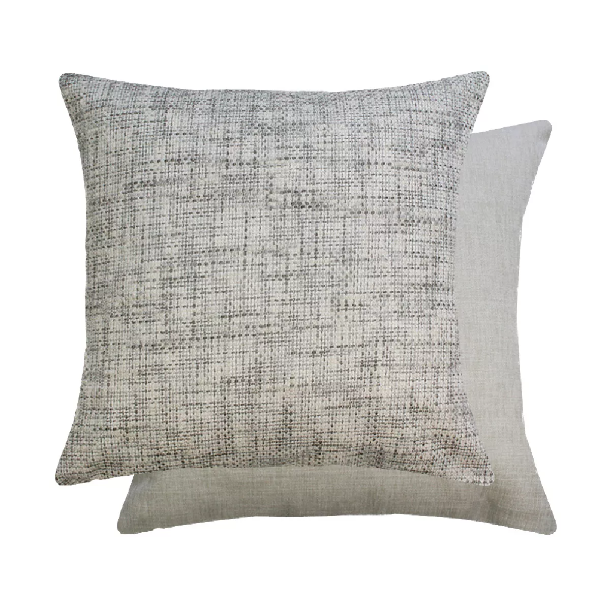 Garnier Thiebaut Housse De Coussin Polyester Coloris Beige Naturel Tweed Naturel