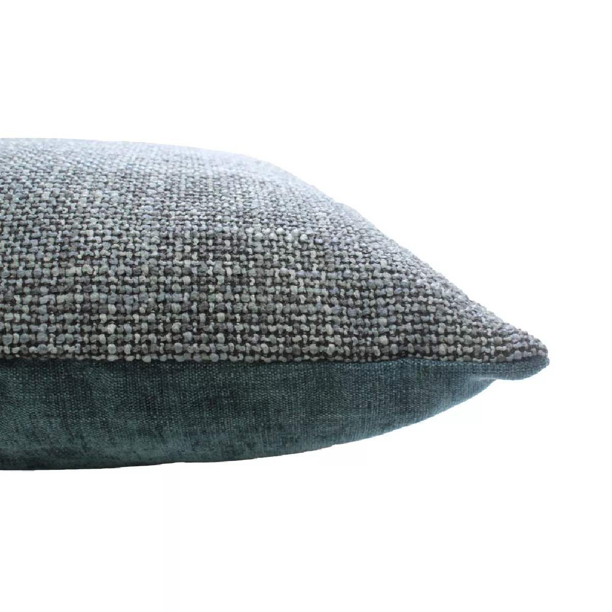 Garnier Thiebaut Housse De Coussin Polyester Coloris Gris Orage Tweed Orage