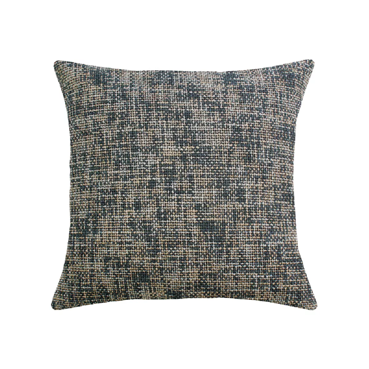 Garnier Thiebaut Housse De Coussin Polyester Coloris Gris Roche Tweed Roche