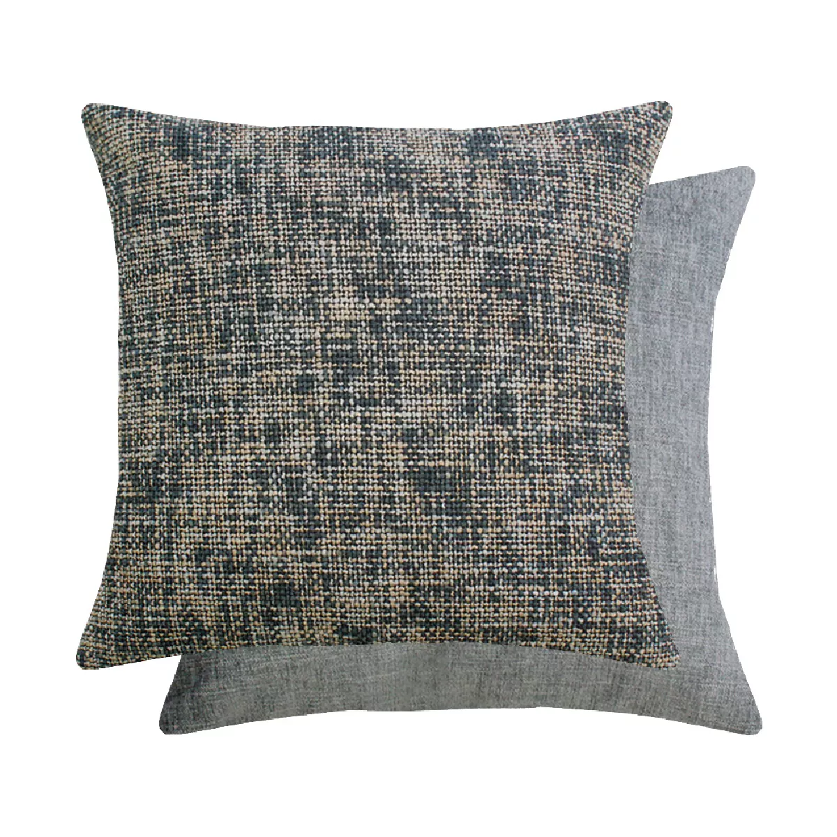 garnier thiebaut Housse de coussin polyester coloris gris roche Tweed roche
