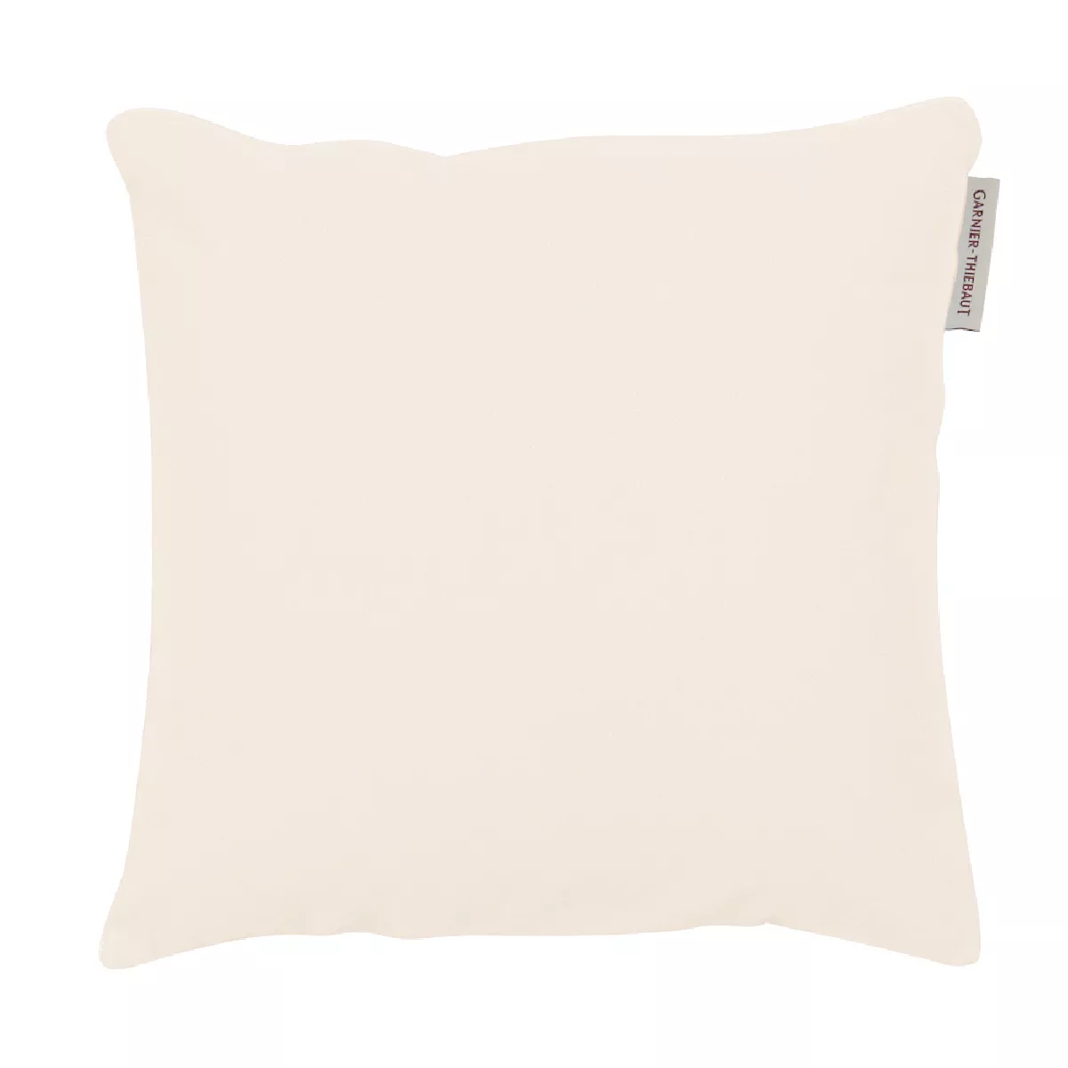 garnier thiebaut Housse de coussin pur coton coloris beige blanc casse Confettis blanc casse