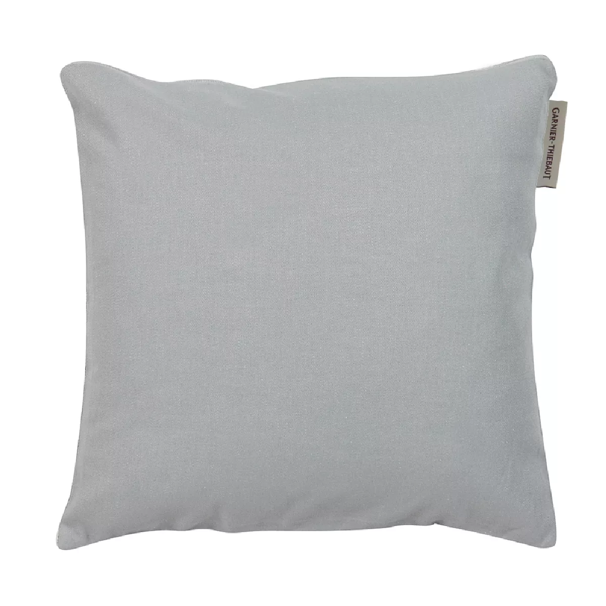 garnier thiebaut Housse de coussin pur coton coloris gris brise Confettis brise