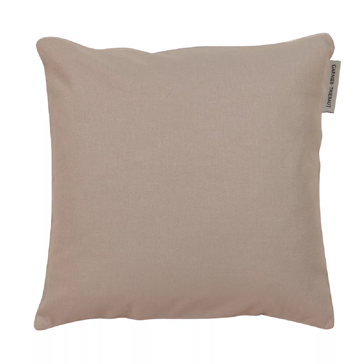 garnier thiebaut Housse de coussin pur coton coloris gris etain Confettis etain