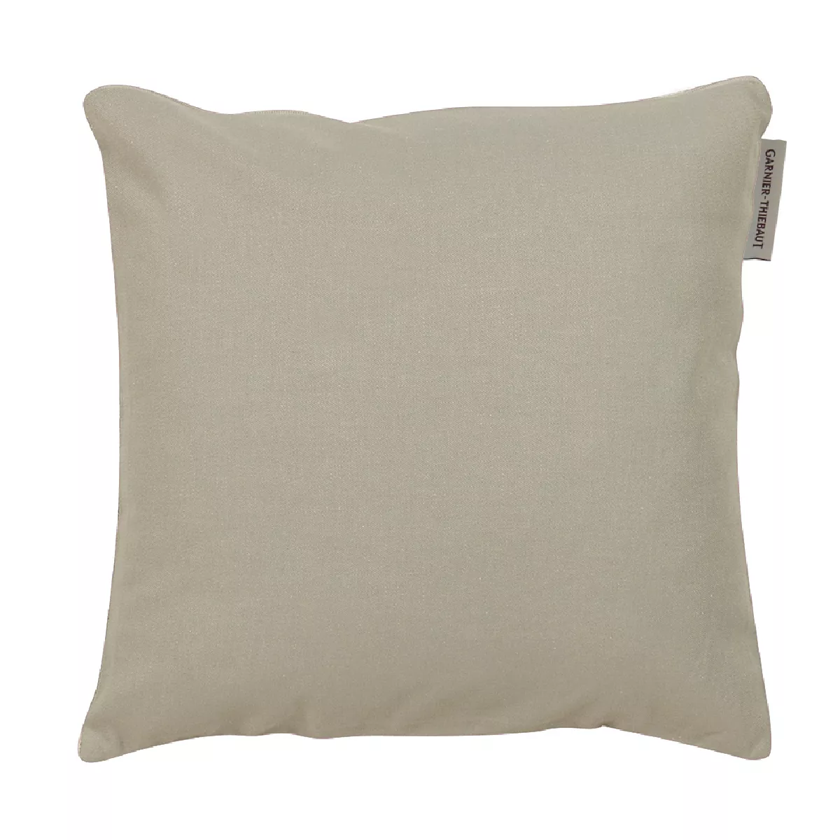 garnier thiebaut Housse de coussin pur coton coloris gris nacre Confettis nacre