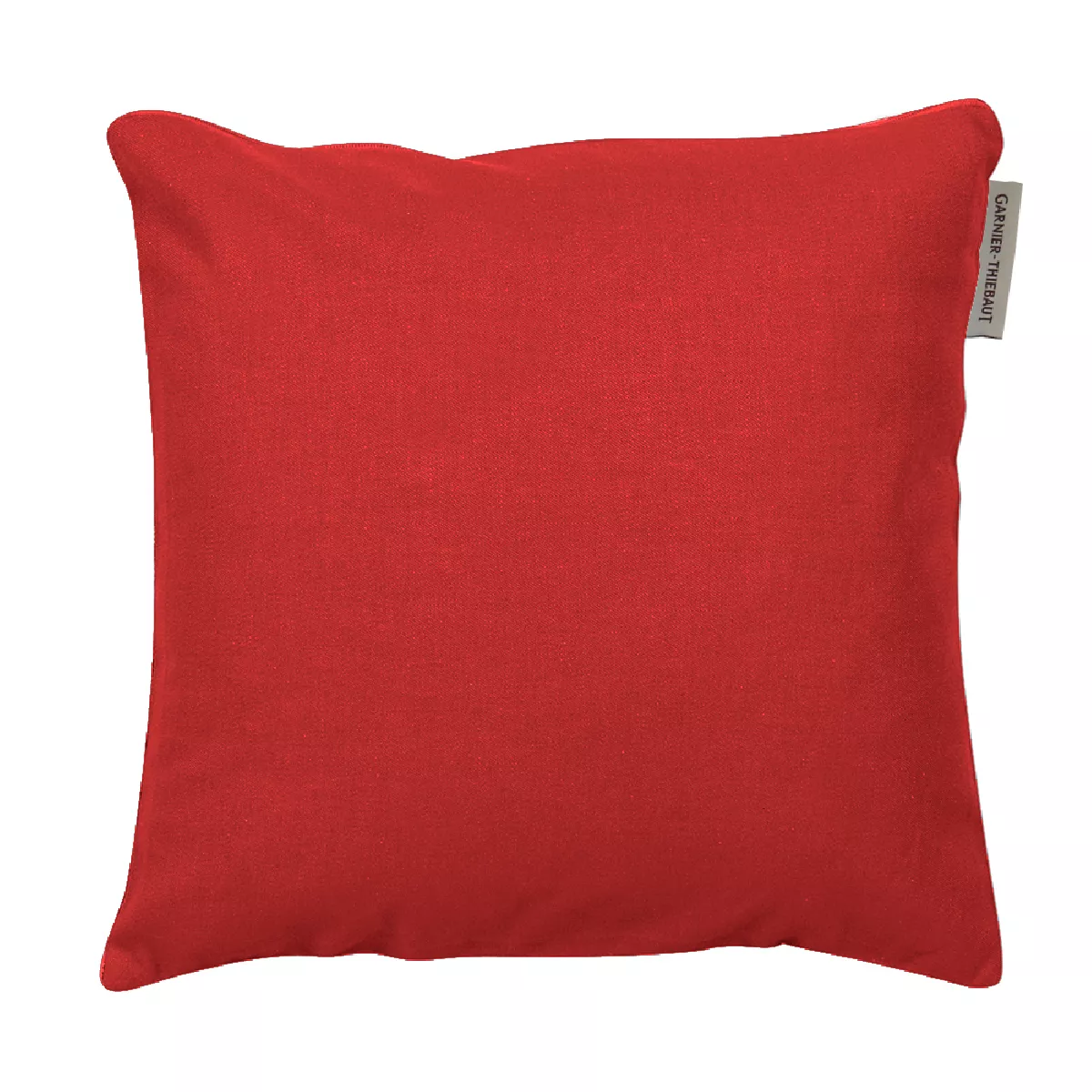 garnier thiebaut Housse de coussin pur coton coloris rouge scarlet Confettis scarlet