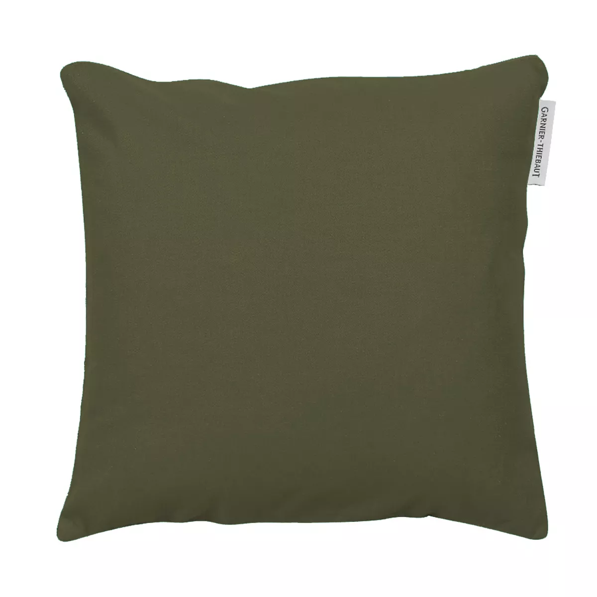 Garnier Thiebaut Housse De Coussin Pur Coton Coloris Vert Kaki Confettis Kaki