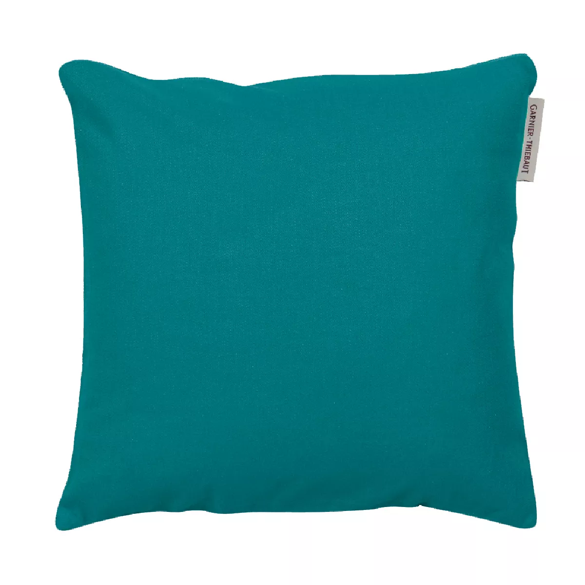 Garnier Thiebaut Housse De Coussin Pur Coton Coloris Vert Vert Canard Confettis Vert Canard