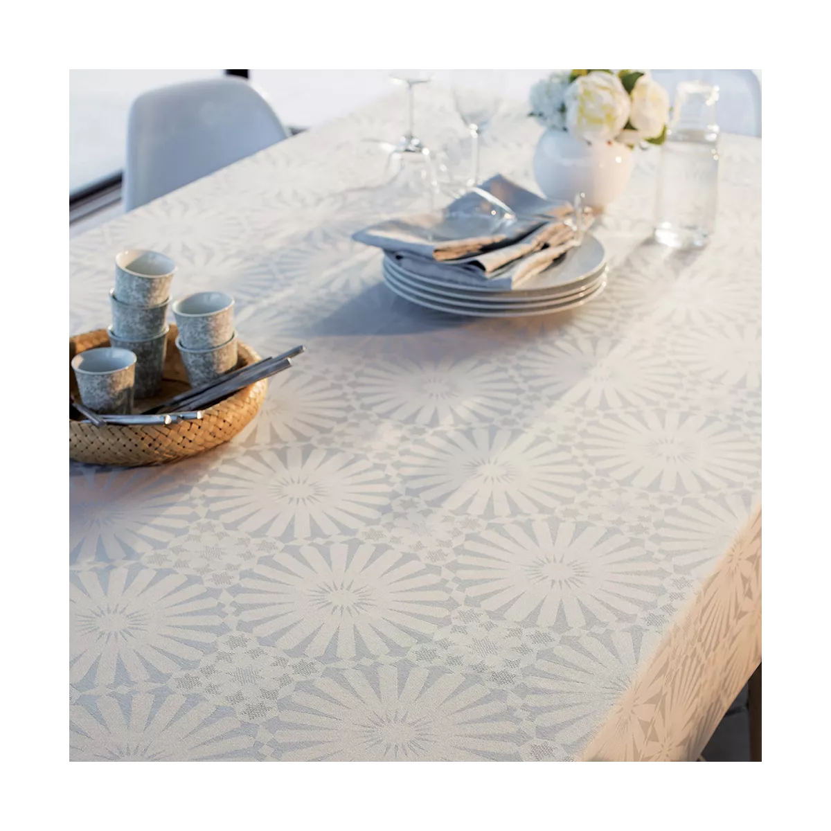 Garnier Thiebaut Linge De Table Polyester Uni Modèle Mille Riads Uni