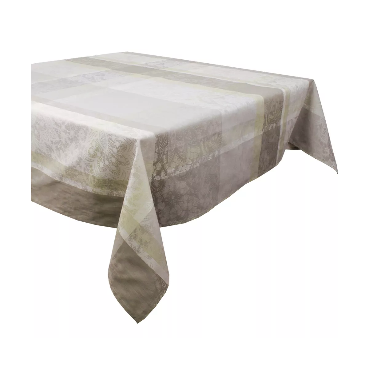 Garnier Thiebaut Linge De Table Pur Coton Beige Naturel Modèle Mille Dentelles Naturel