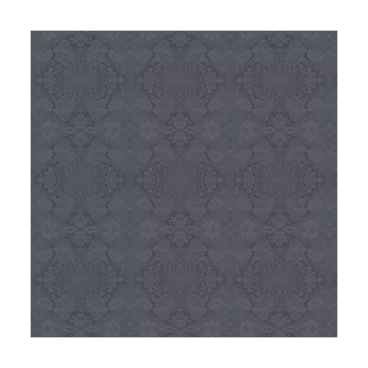 Garnier Thiebaut Linge De Table Pur Coton Enduit Imperméable Gris Zinc Modèle Mille Isaphire Zinc