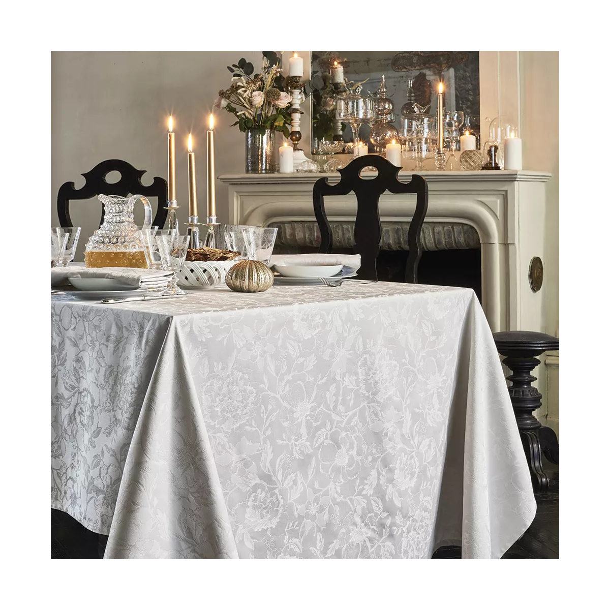 garnier thiebaut Linge de table pur coton uni Modèle mille charmes uni