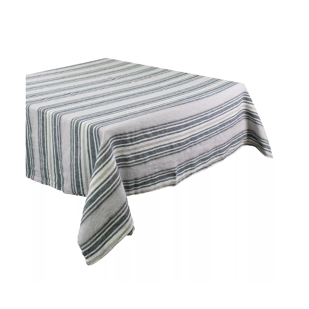 Garnier Thiebaut Linge De Table Pur Lin Gris Gris Modèle Sombrilla Gris