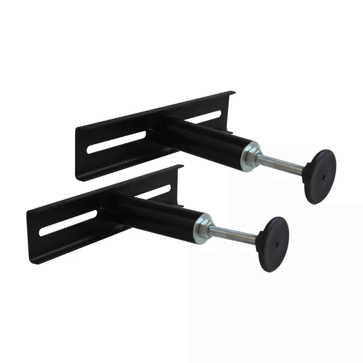 garnier thiebaut Lot 2 pieds jumelage métal coloris noir noir Olympe noir