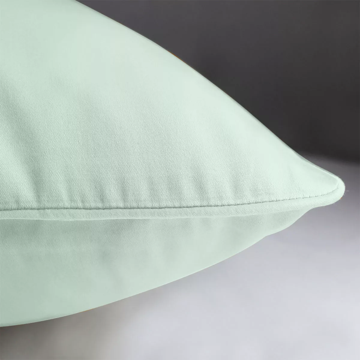 Garnier Thiebaut Lot De 2 Taies Satin De Coton 120 Fils/cm² Coloris Bleu Lagon Ava Uni Lagon