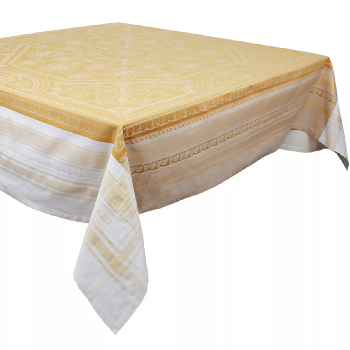 Garnier Thiebaut Nappe Anti Tache Coton & Autres Fibres Or Reflets D Or Galerie Royale Reflets D Or