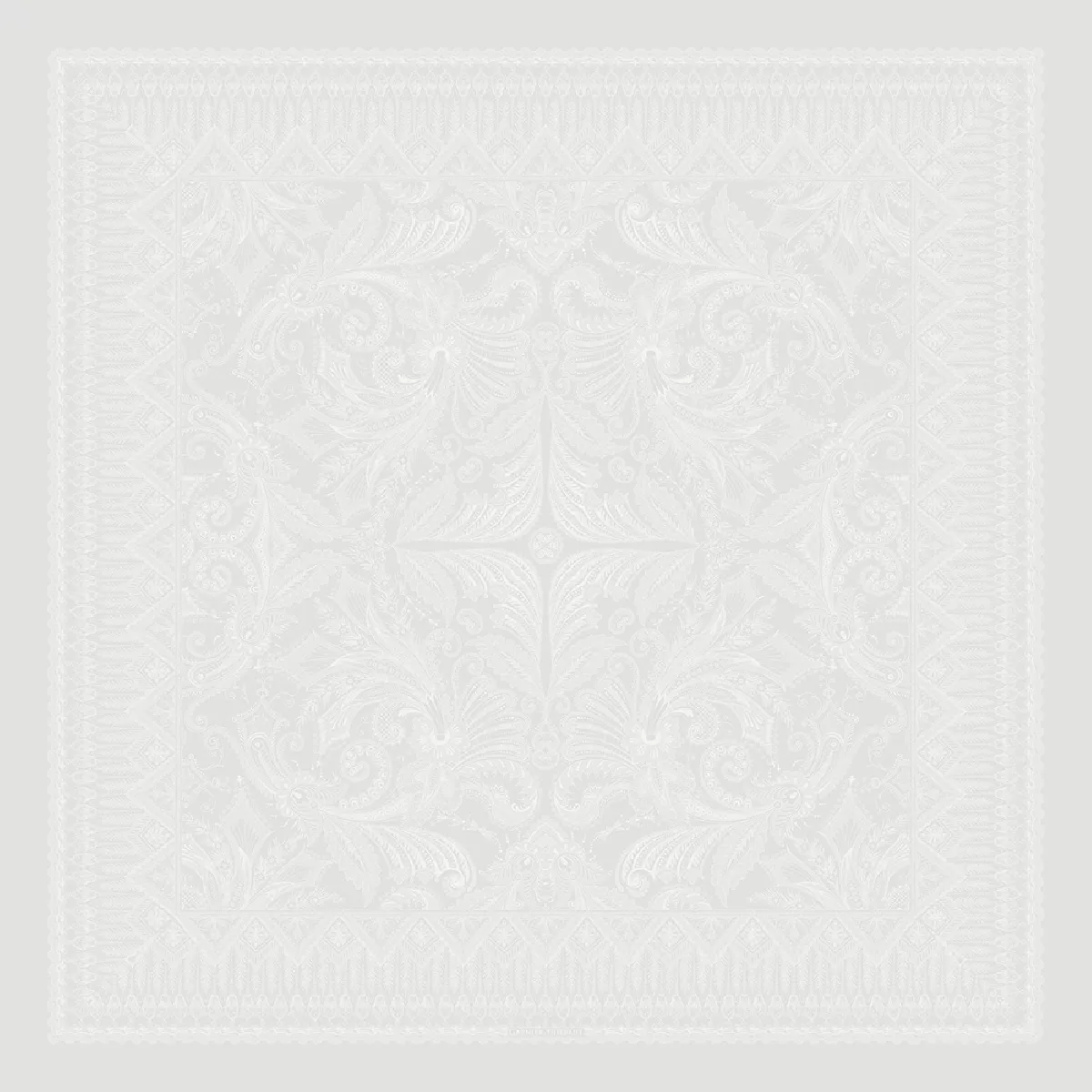 Garnier Thiebaut Nappe Anti Tache Pur Coton Gris Perle Grace Perle