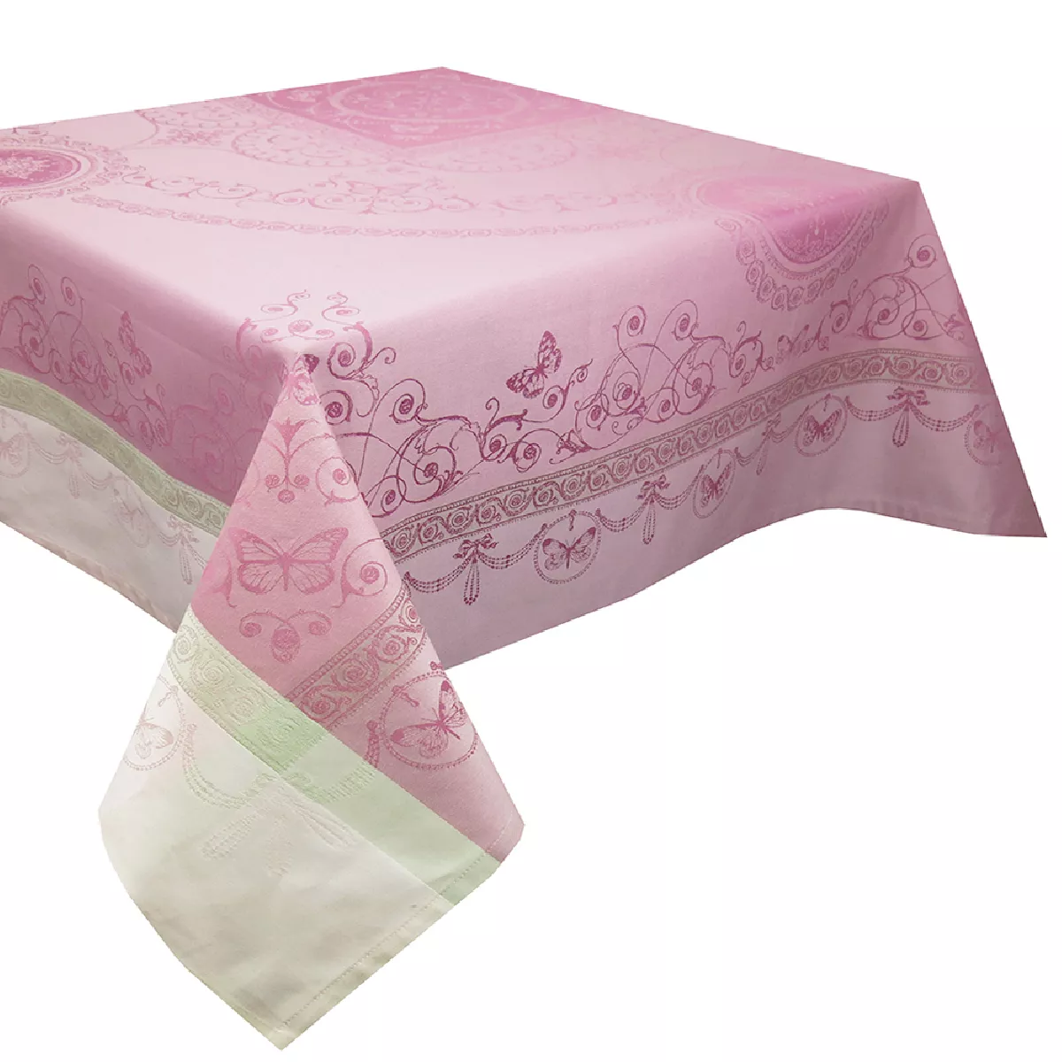 Garnier Thiebaut Nappe Anti Tache Pur Coton Rose Candy Eugenie Candy