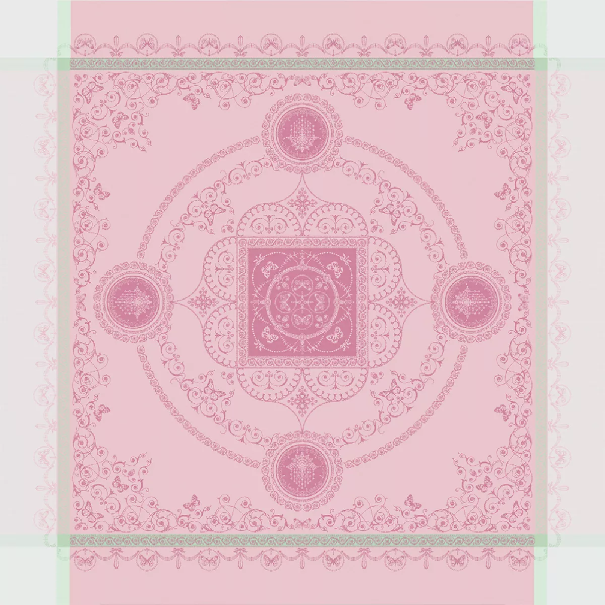 Garnier Thiebaut Nappe Anti Tache Pur Coton Rose Candy Eugenie Candy
