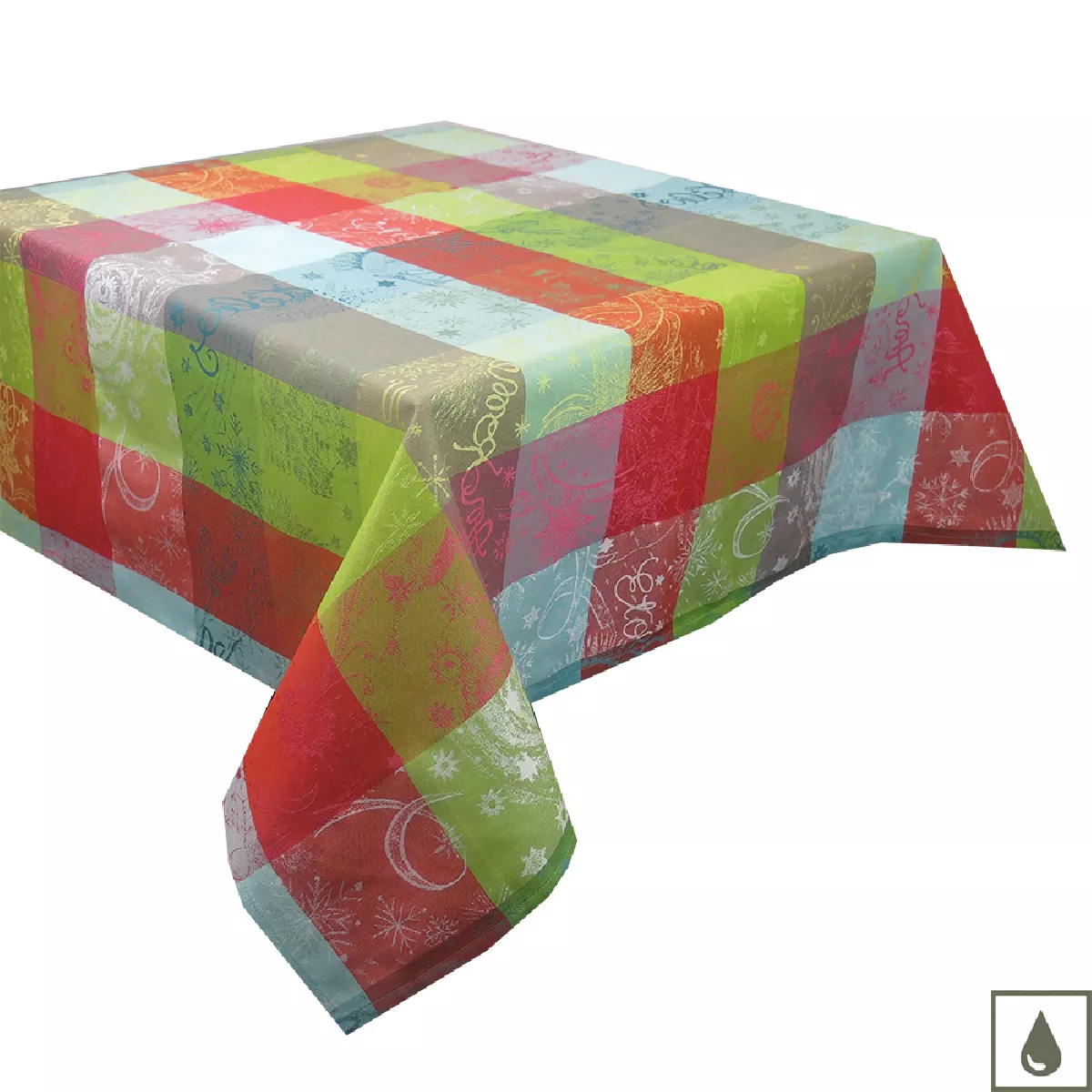 Garnier Thiebaut Nappe Enduite Pur Coton Multicolore Paris Mille Couleurs Paris