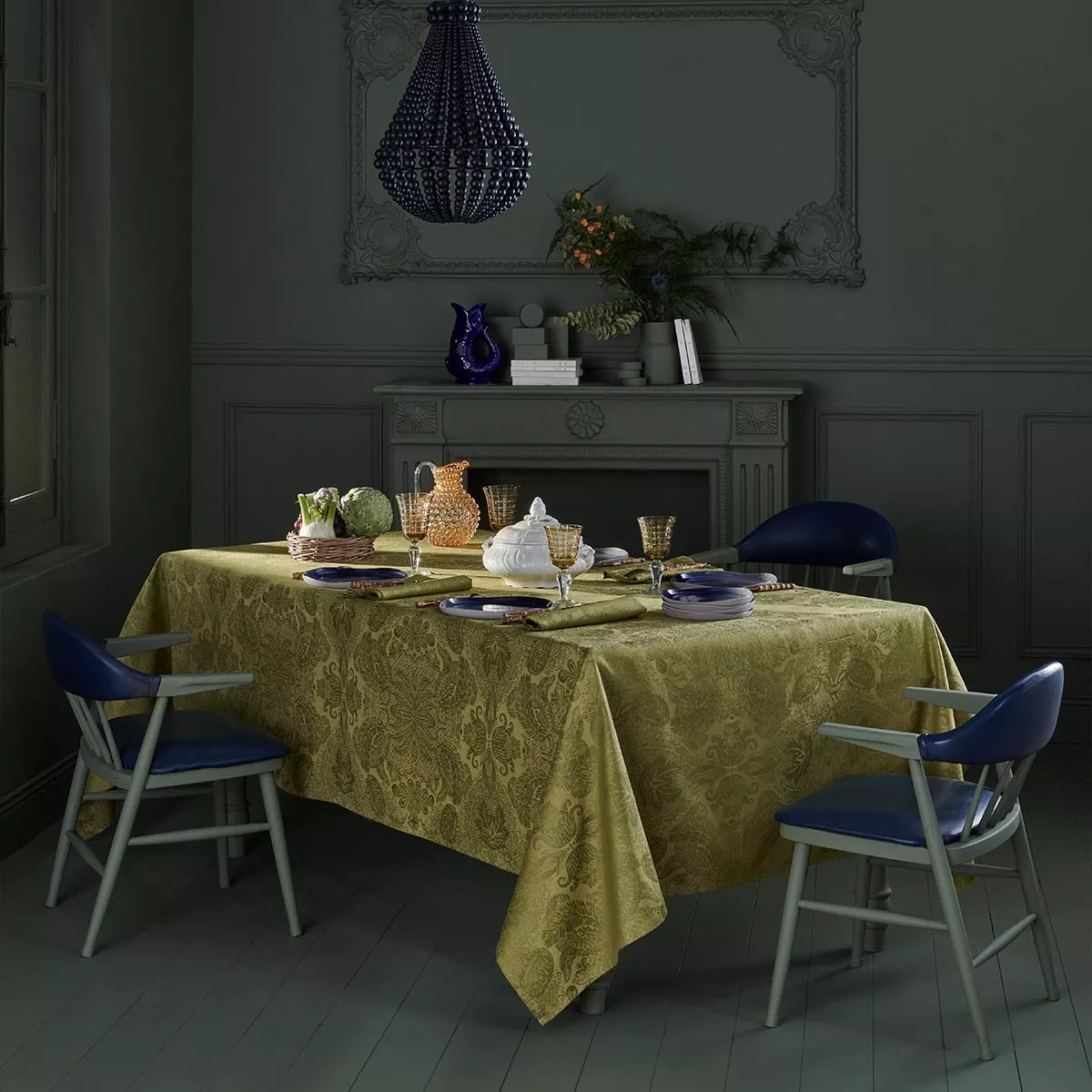 Garnier Thiebaut Nappe Enduite Pur Coton Or Vermeil Mille Isaphire Vermeil