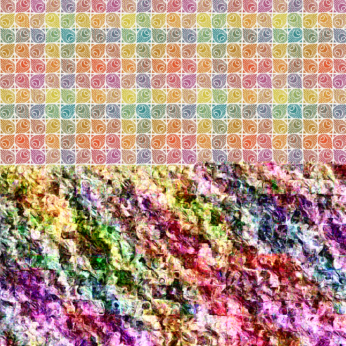 Garnier Thiebaut Nappe Jacquard Pur Coton Multicolore Festival Mille Paons Festival