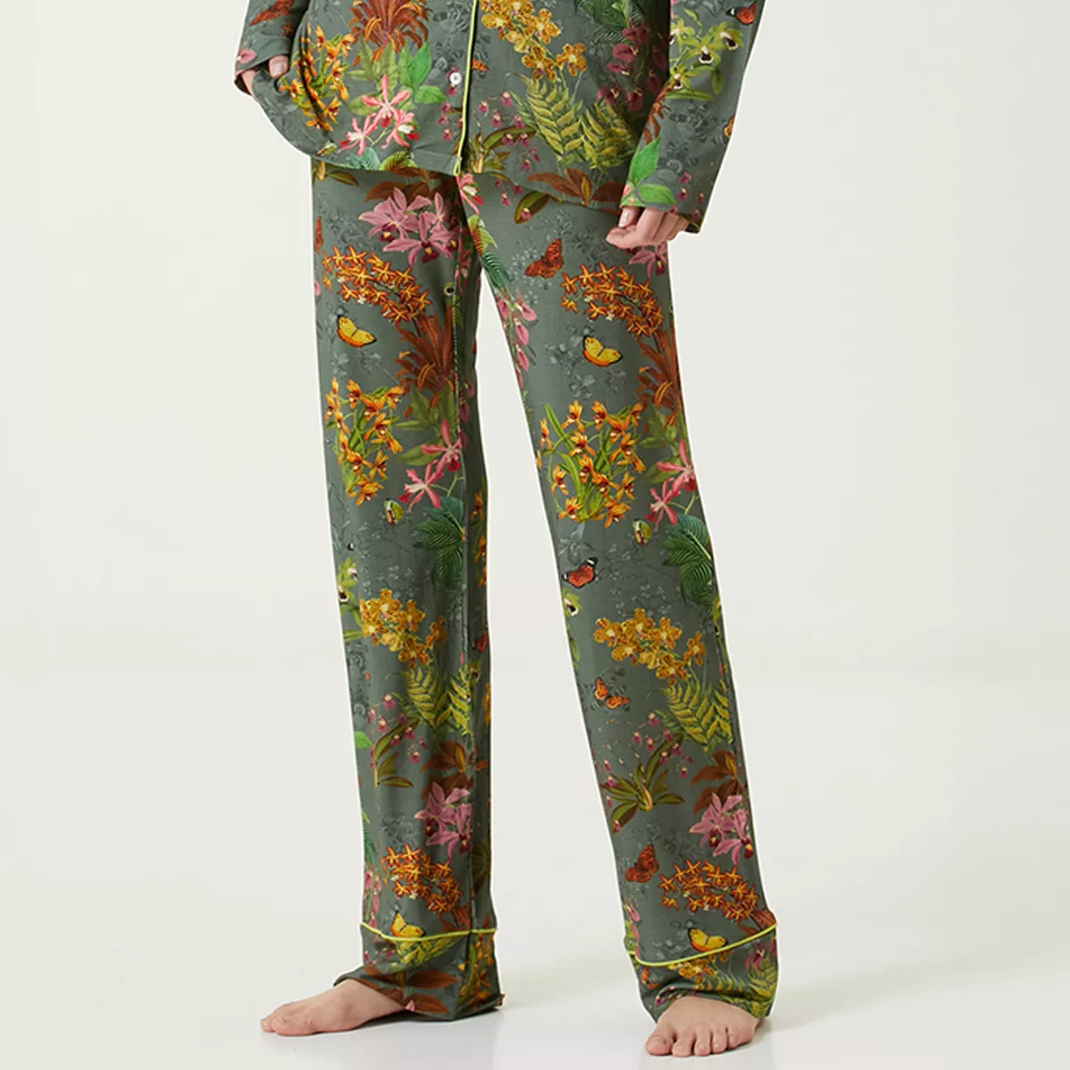 garnier thiebaut Pantalon jersey de viscose & élasthanne coloris gris gris Nuit d orchidees gris