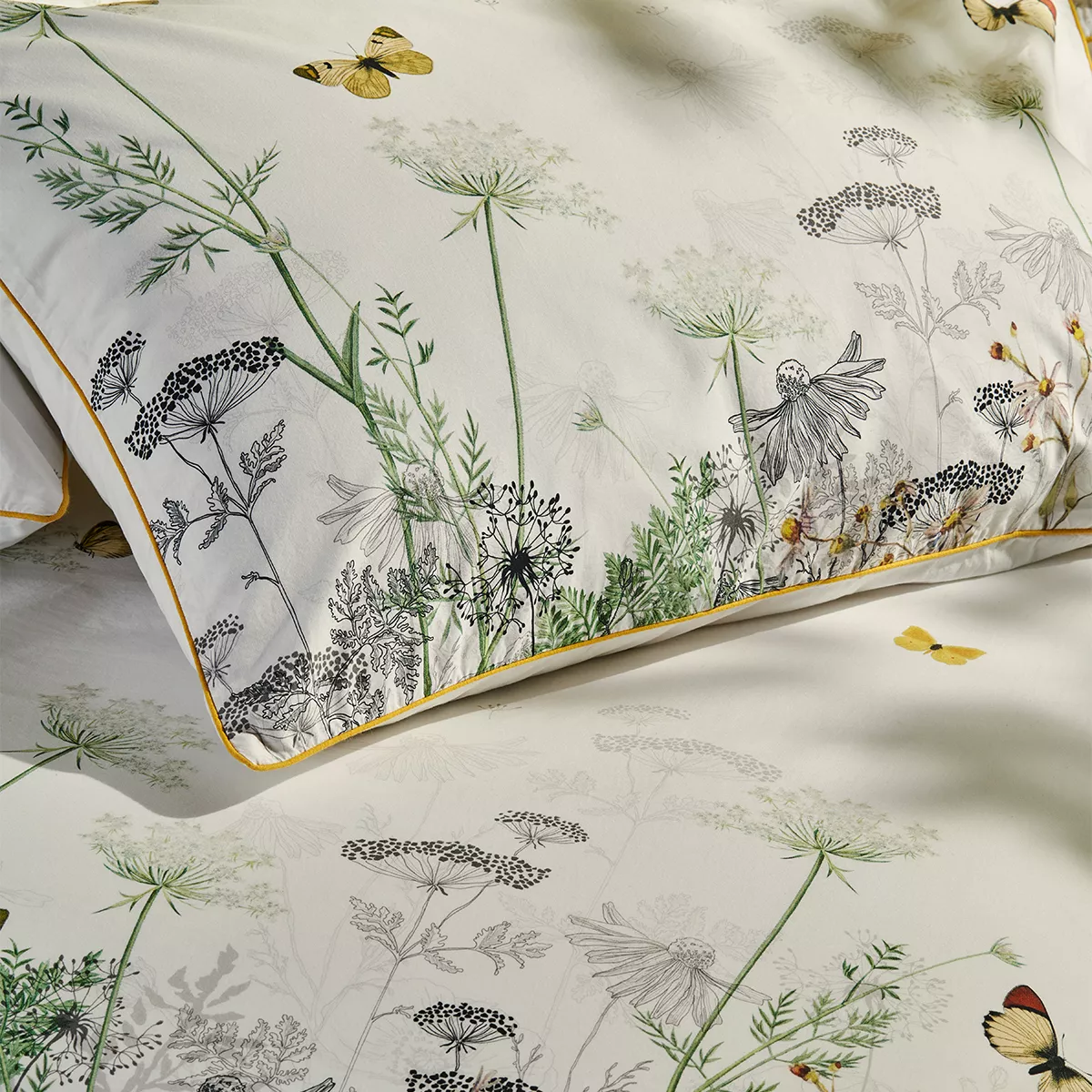 Garnier Thiebaut Parure De Lit Percale De Coton 80 Fils/cm² Multicolore Naturel Modèle Escapades Magiques Naturel