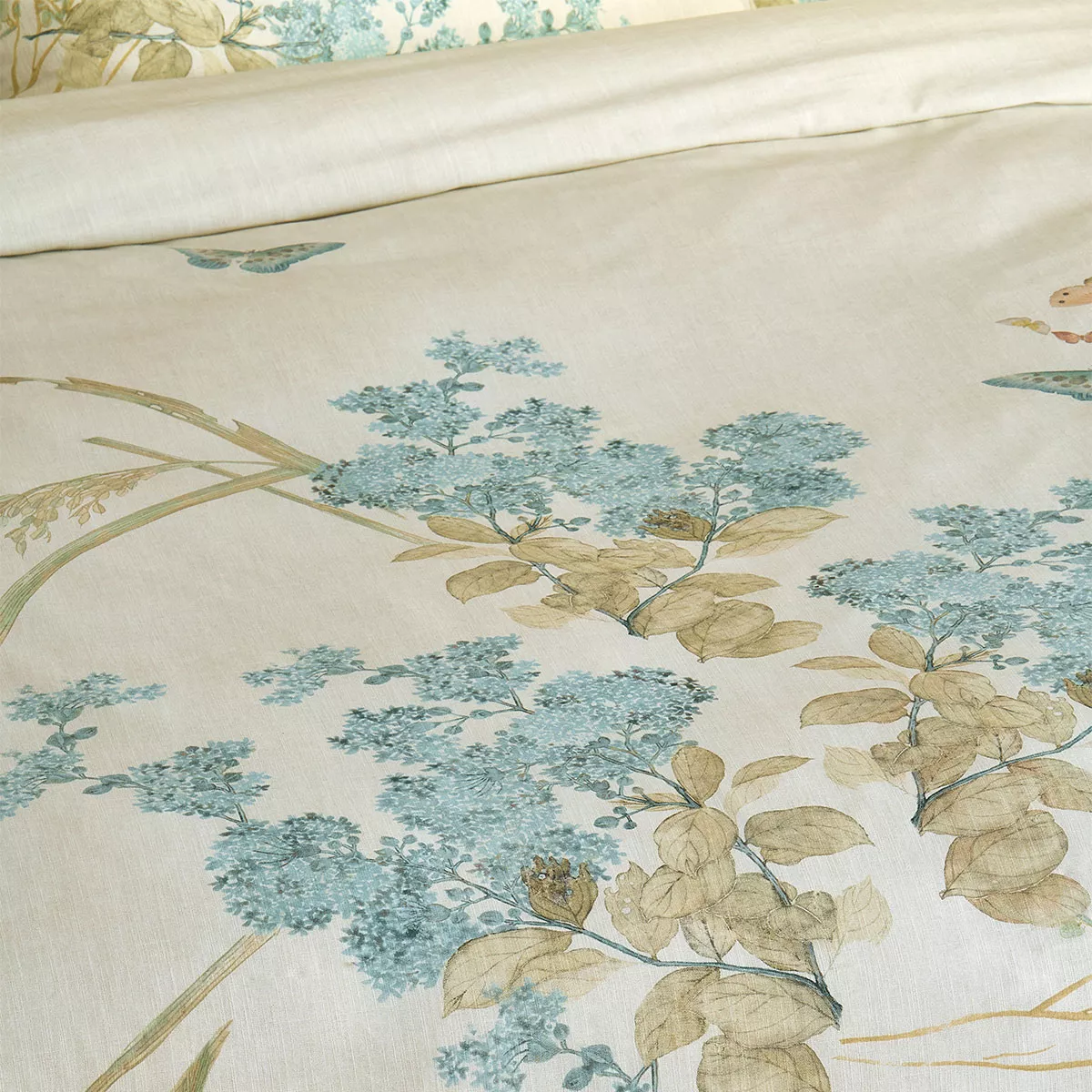 garnier Thiebaut Parure De Lit Pur Coton Beige Parchemin Modèle Caprices Parchemin