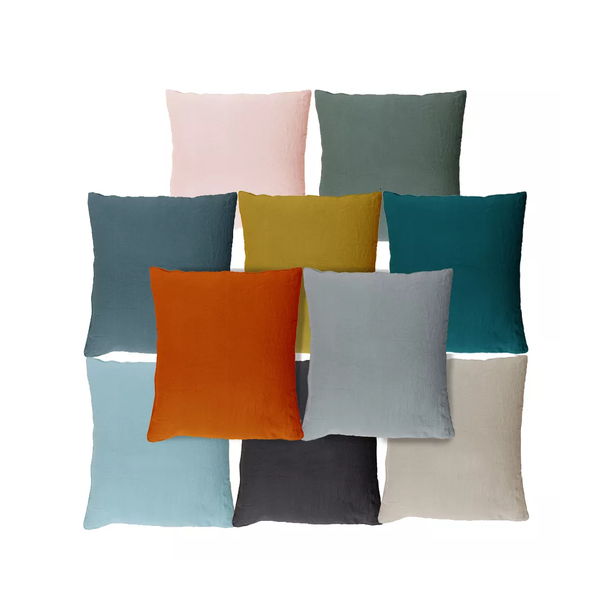 garnier thiebaut Parure de lit pur lin uni Modèle Syracuse uni