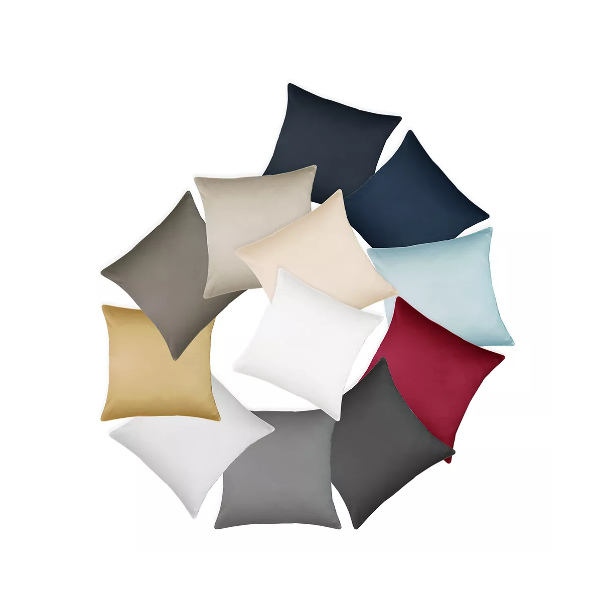 garnier thiebaut Parure de lit satin de coton 120 fils/cm² uni Modèle Ava uni uni