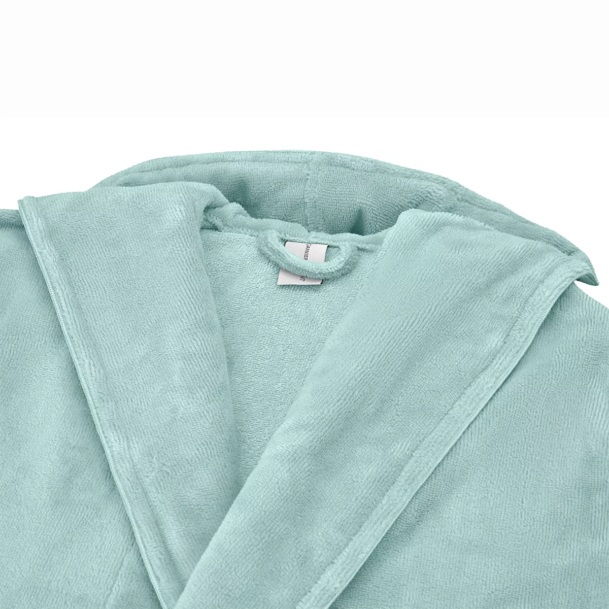 Garnier Thiebaut Peignoir Coton & Autres Fibres 300 G/m² Coloris Bleu Glacier Teddy Glacier