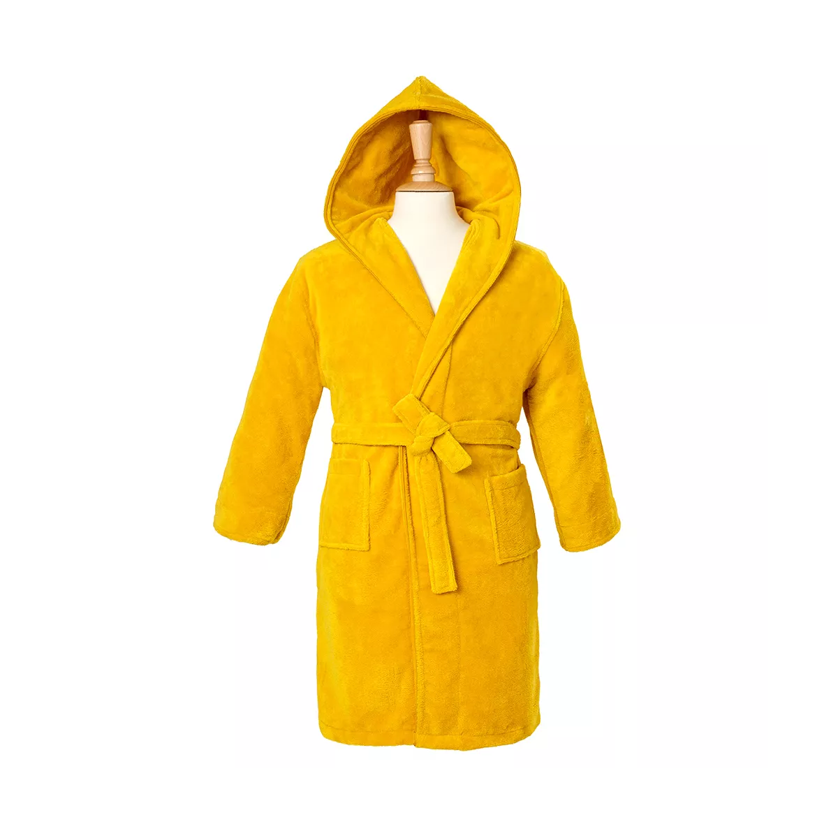 Garnier Thiebaut Peignoir Coton & Autres Fibres 300 G/m² Coloris Jaune Curry Teddy Curry