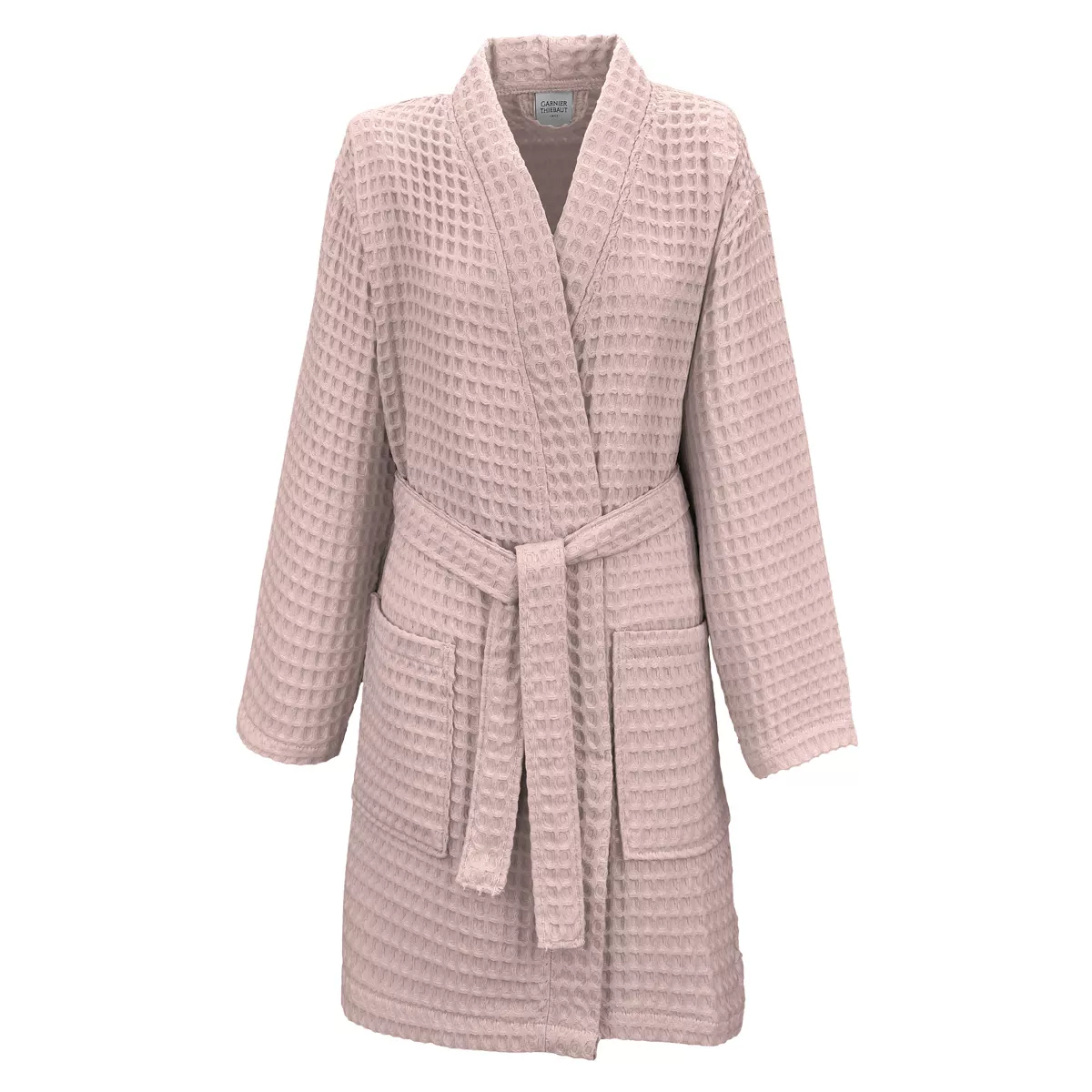 Garnier Thiebaut Peignoir Femme Pur Coton 240 G/m² Coloris Rose Rose Poudre Detente Rose Poudre