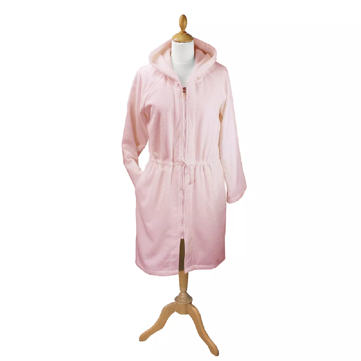 Garnier Thiebaut Peignoir Femme Pur Coton 380 G/m² Coloris Rose Rose Kate Rose