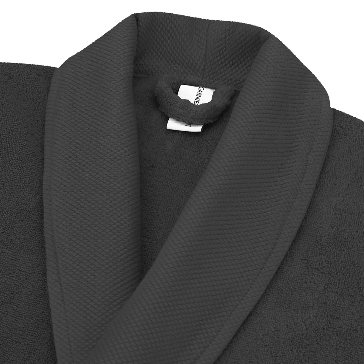 Garnier Thiebaut Peignoir Pur Coton 420 G/m² Coloris Anthracite Anthracite Elea Anthracite