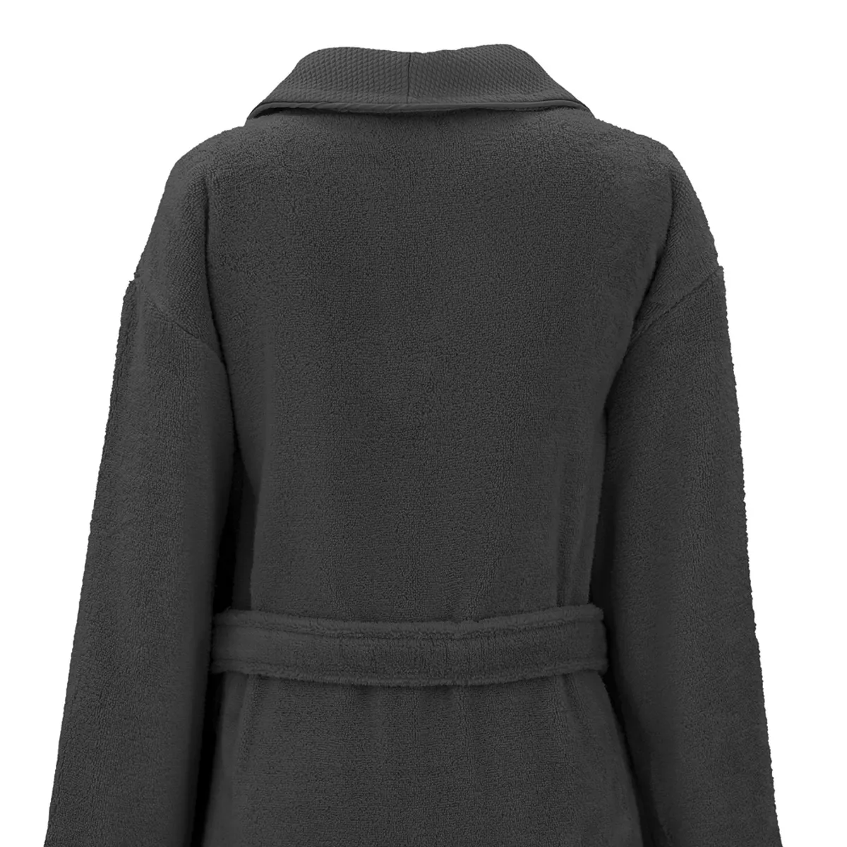 Garnier Thiebaut Peignoir Pur Coton 420 G/m² Coloris Anthracite Anthracite Elea Anthracite