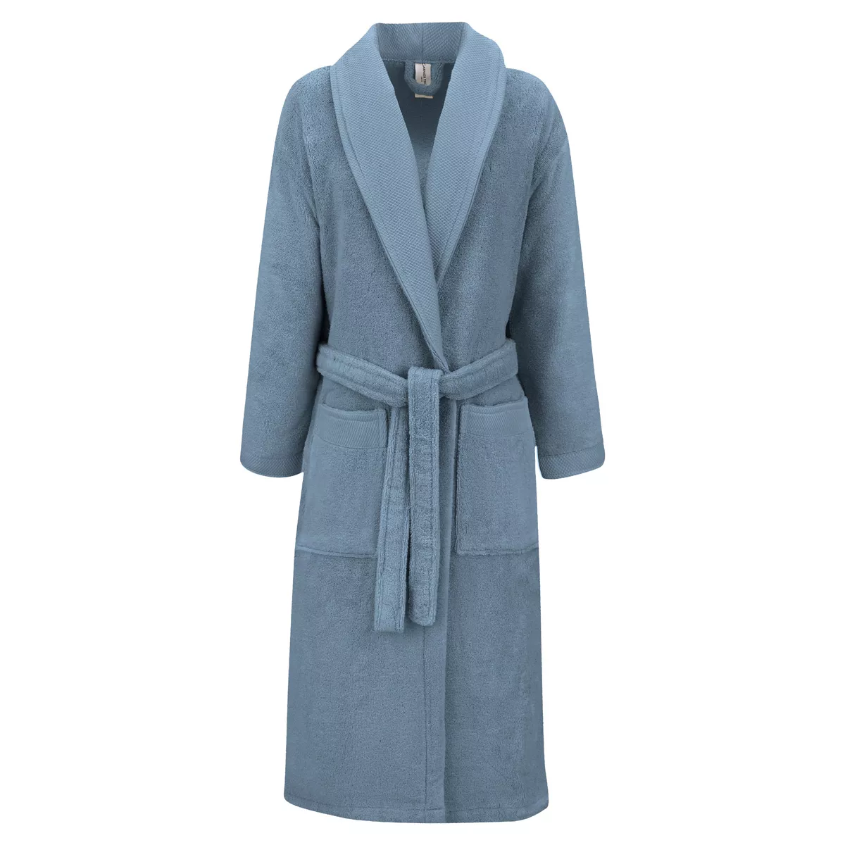 Garnier Thiebaut Peignoir Pur Coton 420 G/m² Coloris Bleu Bleu Ardoise Elea Bleu Ardoise