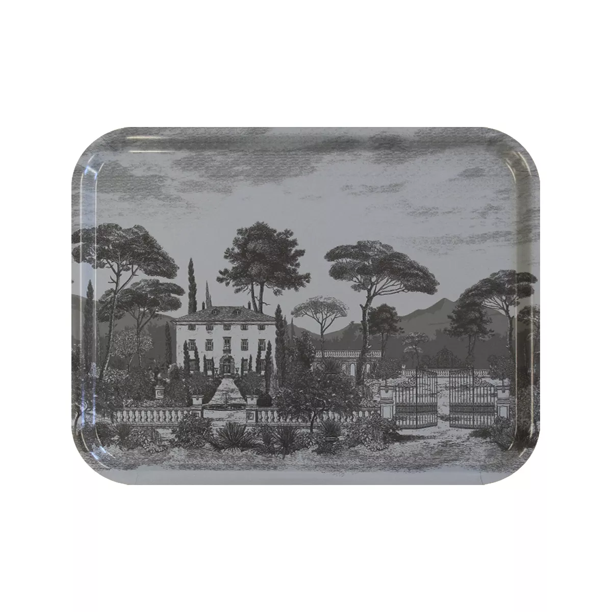 Garnier Thiebaut Plateau Bois Coloris Anthracite Fusain Palazzina Fusain